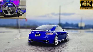 Audi TT RS Coupe | Crew motorfest | Steering wheel + shifter gameplay