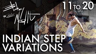 Breakdance Toprock tutorial • 20/100 Indian Step Variations • Bboy MeditRock