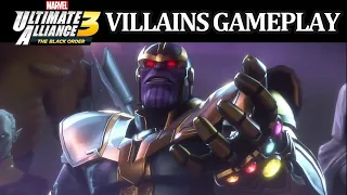 Marvel Ultimate Alliance 3 The Black Order GAMEPLAY Switch - Villains, Thanos, Venom, Magneto, Loki