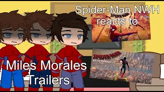 Spider-Man NWH react to Miles Morales (Part 1)