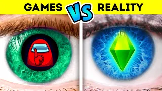 Games VS Reality Challenge | Sister VS Brother  – by La La Life Games