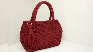 Crochet bag tutorial/ DIY crochet handbag step by step Tutorial