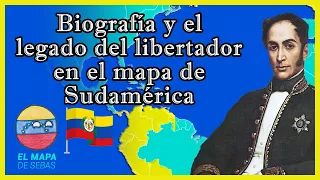 🗺El MAPA antes y después de Simón BOLÍVAR [biografía e historia de Bolívar] [Especial 700K🎉]