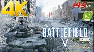 Battlefield™ V The Last Tiger - PC Gameplay | 4K RTX ON 144Hz 60fps | Part Of Battle