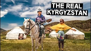 WE STAYED WITH A KYRGYZ FAMILY! | AUTHENTIC LIFE IN KYRGYZSTAN 🇰🇬 | Central Asia Travel Vlog