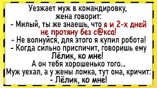 Муж купил жене робота который будет... Сборник свежих острых анекдотов! Юмор!