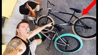 SURPRISED HIM WITH A BRAND NEW BMX BIKE!