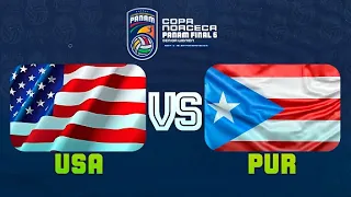 ESTADOS UNIDOS VS PUERTO RICO - DIA 2 - PANAMERICANO FINAL SIX - 2022