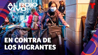 Residentes de Nueva York piden el cierre de albergues para migrantes