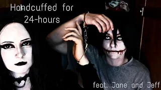 24-HOUR HANDCUFF CHALLENGE feat. JEFF & JANE // Cosplay