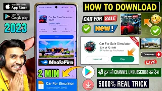 CAR FOR SALE SIMULATOR 2023 ANDROID DOWNLOAD | HOW TO DOWNLOAD CAR FOR SALE IN MOBILE | CAR FOR SALE