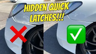 Installing The BEST Front Bumper Quick Release Latches!!