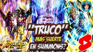 “TRUCO” PARA TENER AL PERSONAJE SUMMON DEL BANNER QUE QUIERAS? 🤔 |  DRAGON BALL LEGENDS #shorts