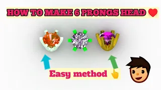 How to make 6 Prongs Head engagement ring 3D modling in Matrix jewlery CAD design tutorials