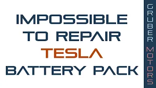 Impossible to Repair TESLA Batteries | Gruber Motors