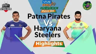 Pro Kabaddi Highlights 2019: Patna Pirates Vs Haryana Steelers