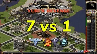 Red Alert 2 - Playing As Yuri - 7 vs 1