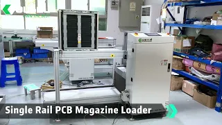 Automatic PCB Handling Machine Single Rail PCB Magazine Loader Unloader with SMEMA