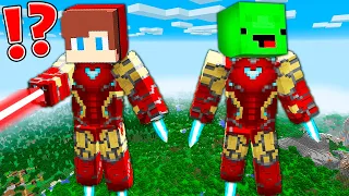 How JJ and Mikey BECAME IRON MAN in Minecraft? - (Maizen)