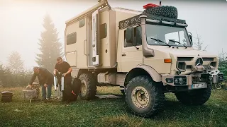 WE CAMPED WITH MY FATHER ON THE PLATEAU WITH WILD LIFE