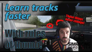 Learn Tracks FASTER with these Rules of Thumb - Assetto Corsa Competizione