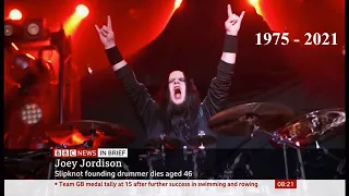 Joey Jordison passes away (1975 - 2021) (USA) - BBC News - 28th July 2021