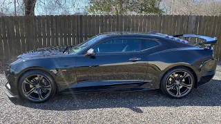 Changing The Camaro Spoiler!!!!   New ZL1 Wing !!!!