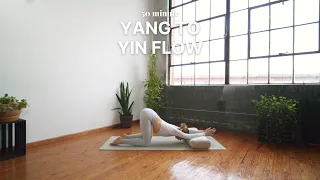 50 Minute Creative Yang to Yin Flow | build heat + unwind vinyasa