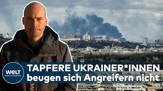 KIEW IM WÜRGEGRIFF DER RUSSISCHEN ARMEE: Tapfere Ukrainer wollen sich Angreifern nicht beugen