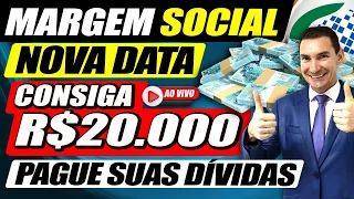 DEMOROU mas SAIU DATA LIBERAÇÃO R$20.000 - NOVA MARGEM SOCIAL para APOSENTADOS e PENSIONISTAS!