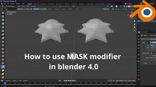 how to use MIRROR modifier | blender 4.0 tutorial