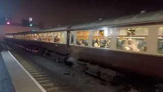 The Polar Express from Birmingham Moor St with 7029 Clun Castle 27/11/22