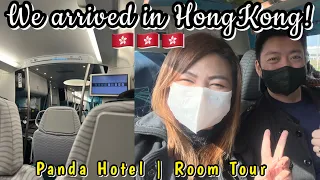 Hong Kong Airport and | Panda Hotel | Hotel Room Tour | Day 1 February 2, 2023 | The Kwan Channel