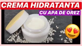 CREMA HIDRATANTA  cu apa de orez (elixirul frumusetii nipone) CREMA ANTIRID CU EFECT RAPID