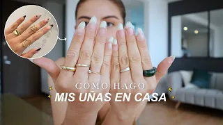 CÓMO hago y cuido mis UÑAS 💅🏻 en Casa ✨