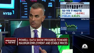 Powell's comments were not hawkish enough to push the 10-year above 5%, says Virtus' Joe Terranova
