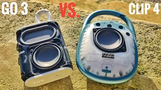 JBL Clip 4 VS. JBL Go 3 BASS TEST | 100% VOLUME !!!