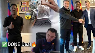 ✅Done DEAL🔥, Barcelona Madou Marcia SIGNS 👏🏼, all done 🔥, Barcelona transfer latest update...