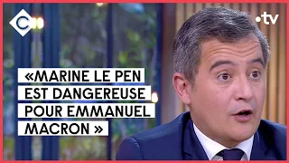 Gérald Darmanin, Victor Castanet, Tatiana Jama et Nathalie Balla - C à vous - 24/03/2022