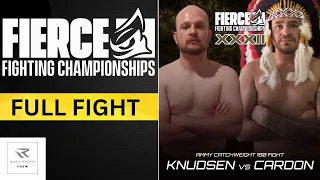 FULL FIGHT   DAVID KNUDSEN VS  AUSTIN CARDONE