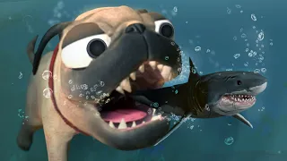 GIANT PUPPERS EATS THE WHOLE OCEAN!!! - Fish Feed and Grow | HD