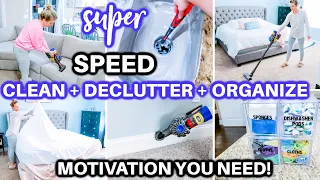 *EXTREME*  CLEAN + DECLUTTER + ORGANIZE WITH ME 2021 | SPEED CLEANING MOTIVATION | CLEANING ROUTINE