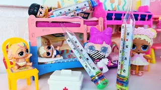 CARTOON LOL dolls dolls! There are VACCINATIONS in kindergarten! collection of OLD funny episodes