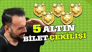 NİSAN AYININ ALTIN BİLET ÇEKİLİŞLERİ BAŞLADI! (CLASH OF CLANS)