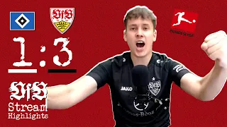 Hamburger SV 1:3 VfB Stuttgart ⚪🔴 K L A S S E N E R H A L T --- 6️⃣:1️⃣ | Reaction Relegation