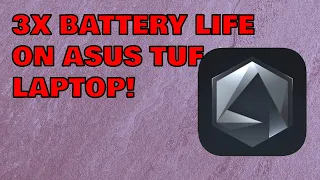 3x Battery Life on Any ASUS Tuf Laptop! (ASUS Tuf gaming/dash) #Shorts