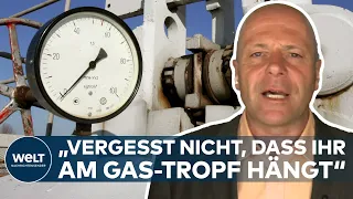 REPARATUR-ARBEITEN à la RUSSLAND: Gazprom reduziert erneut Gaslieferungen durch Nord Stream 1