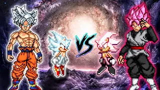 Son Goku V4 OP (AF) & Sonic Chaos V3 OP (AF) VS Goku Black Purgation OP (AF) & Sonic Black V2 OP(AF)