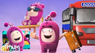 Newt Travels to the Real World? 💼🏖️ | BEST OF NEWT 💗 | ODDBODS | Funny Cartoons for Kids