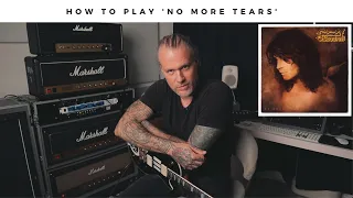 How to play Ozzy Osbourne's 'NO MORE TEARS' on guitar.